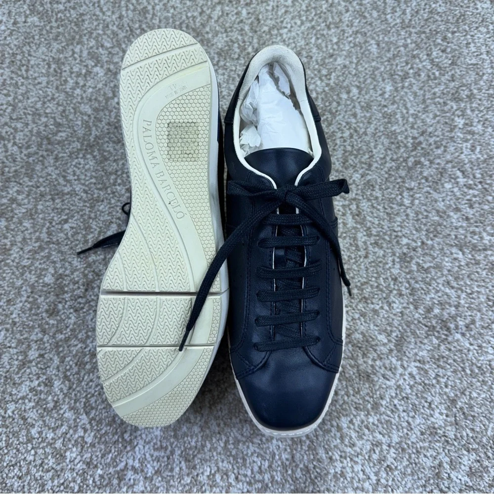 Paloma Barcelo Navy Platform Agen Sneakers Womens Size 41 - Picture 4 of 8